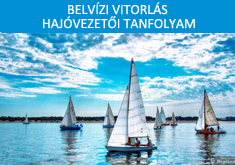 Belvízi vitorlás hajóvezetői tanfolyam, vizsga és jogosítvány